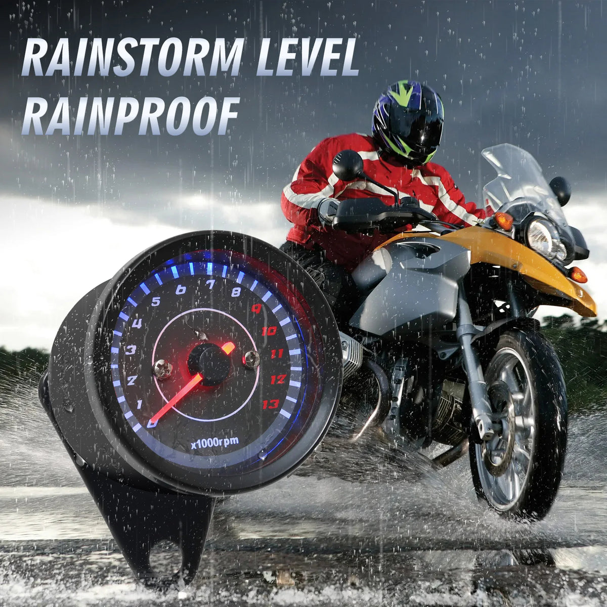 12V Motorcycle Tachometer with Backlight