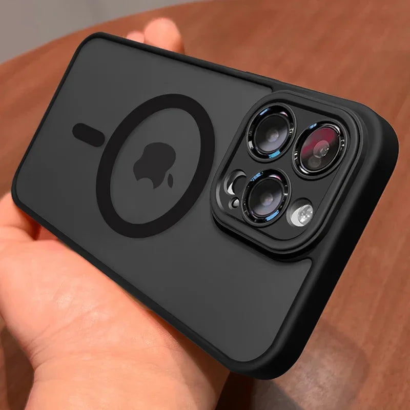 Magnetic Matte Phone Case for Selected iPhone Models