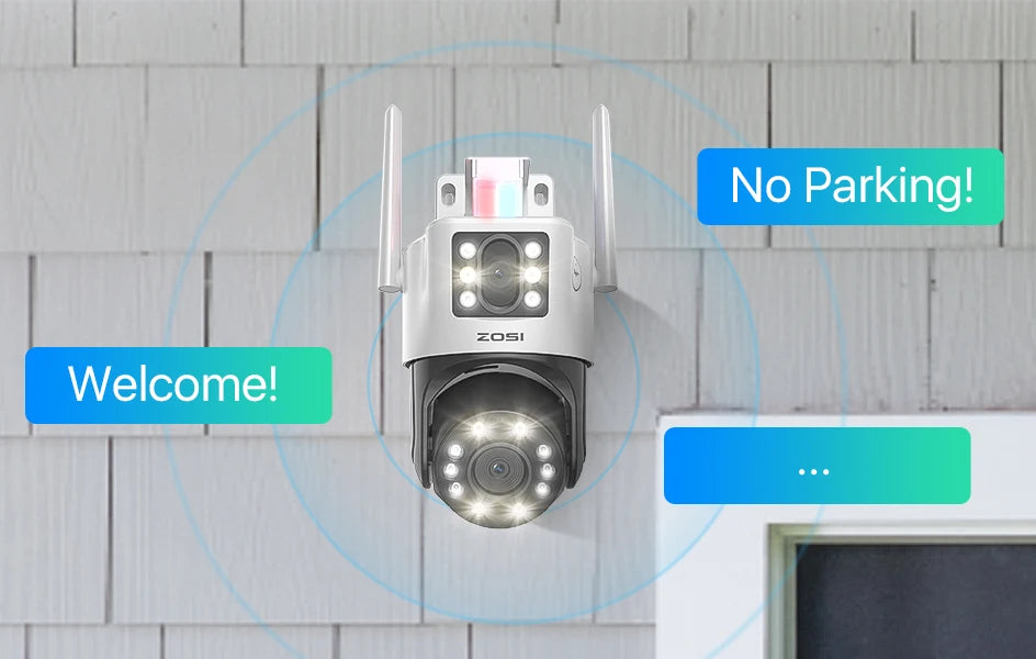 ZOSI C298 Max 4K 8MP Dual-Lens PTZ Security Camera