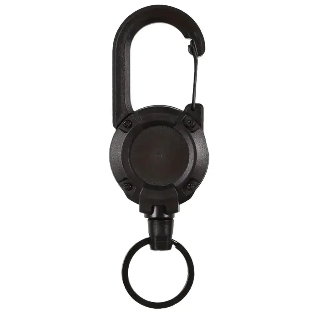 Heavy Duty Retractable Badge Reel with Carabiner Clip