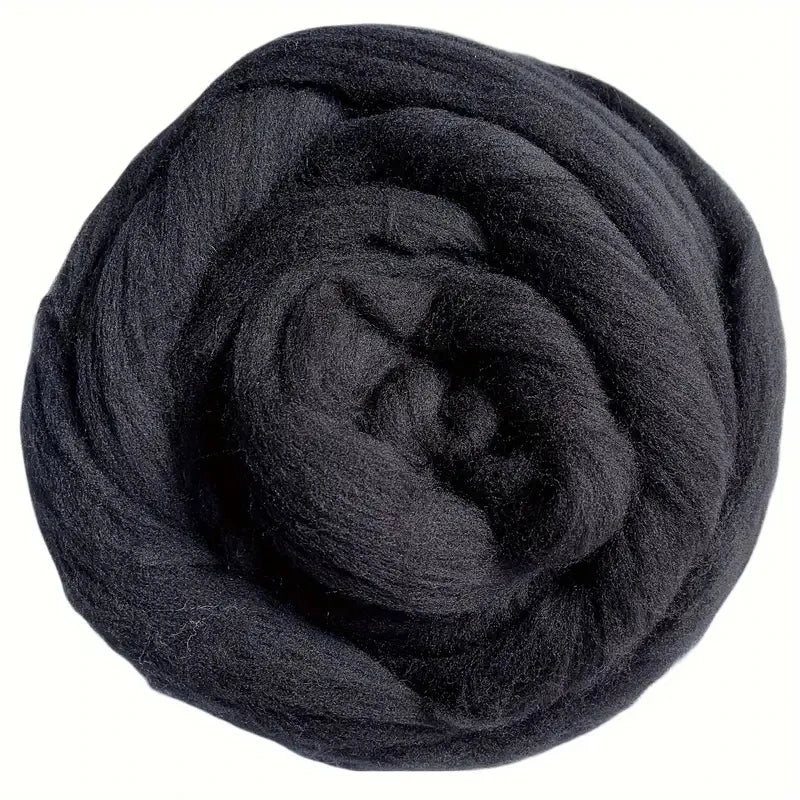 Wool Roving for Felting and Spinning, 100 g