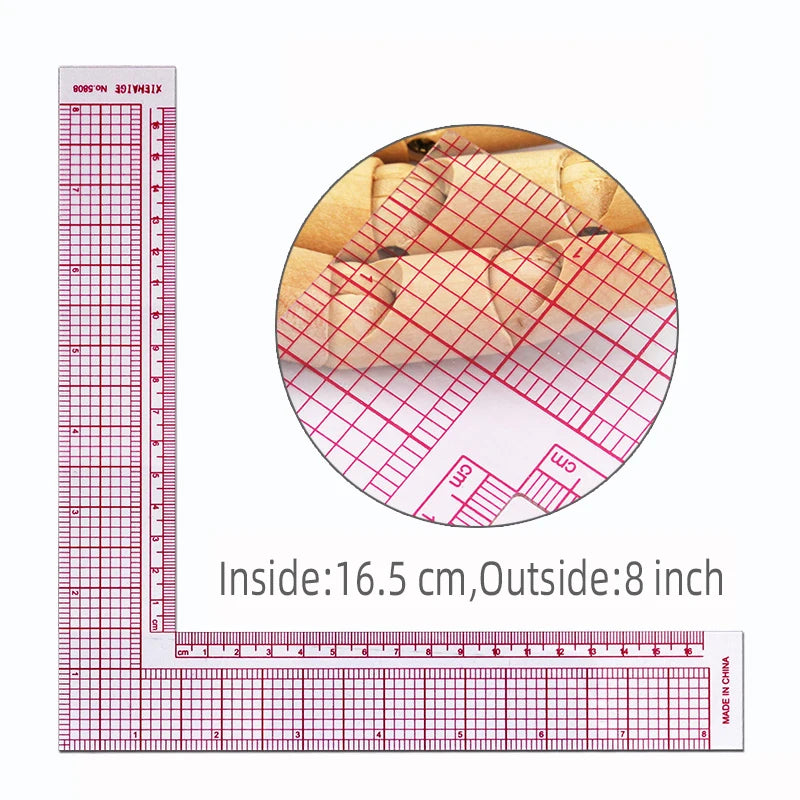 L-Shaped Sewing and Patchwork Ruler