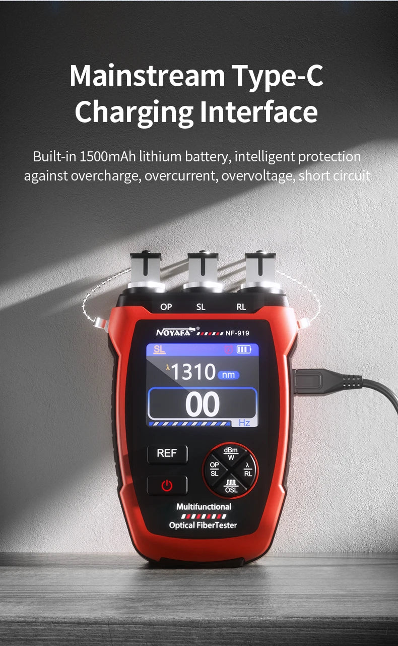 NF-919 Optical Power Meter, Light Source and VFL