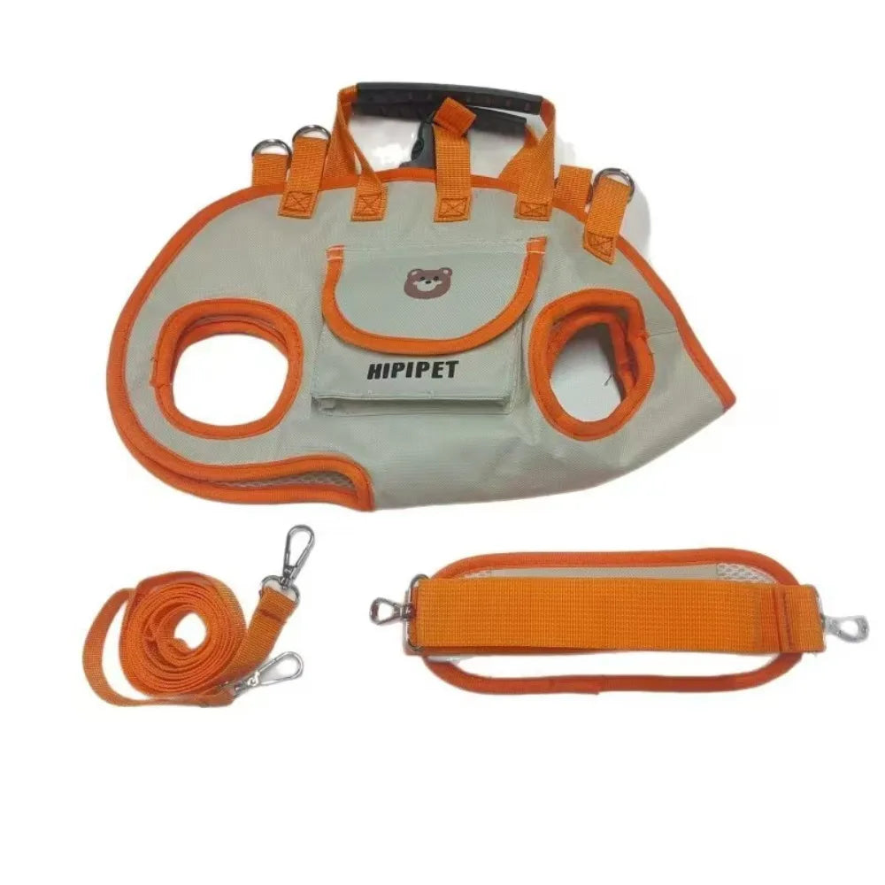 Pet Carrying Support Harness with Shoulder Strap