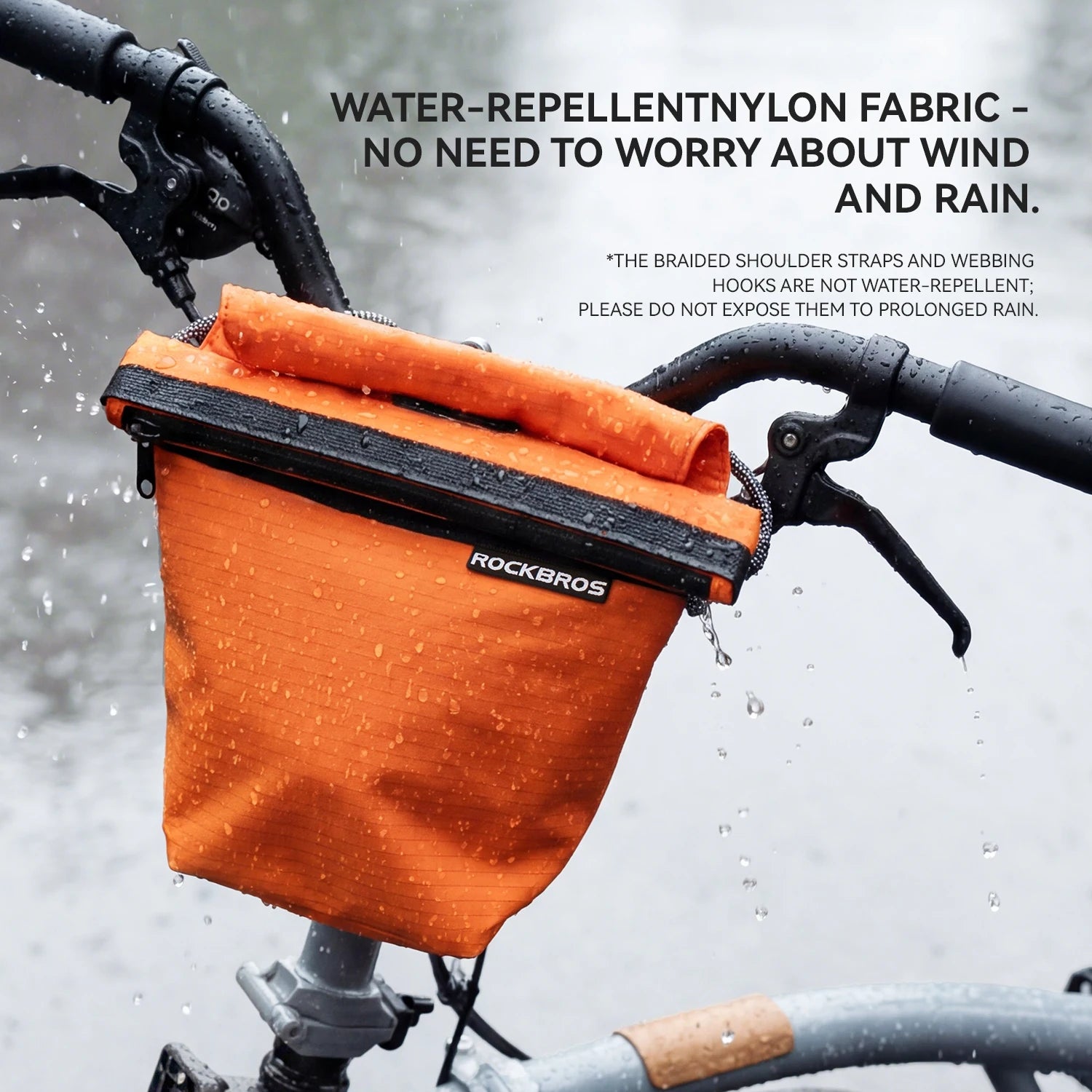 2.5L Waterproof Bike Handlebar Bag with Quick Release Mount