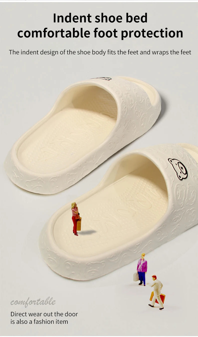 Non-slip Slippers Female Outer Wear 2024 New Bathroom Bathroom Indoor Home Sandals Female Summer Eva 