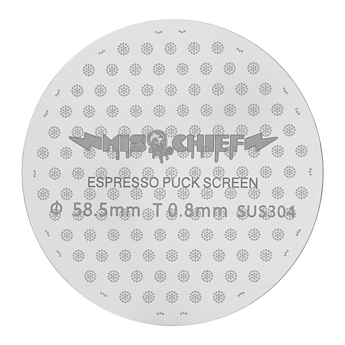 Stainless Steel Espresso Puck Screen, 0.8 mm