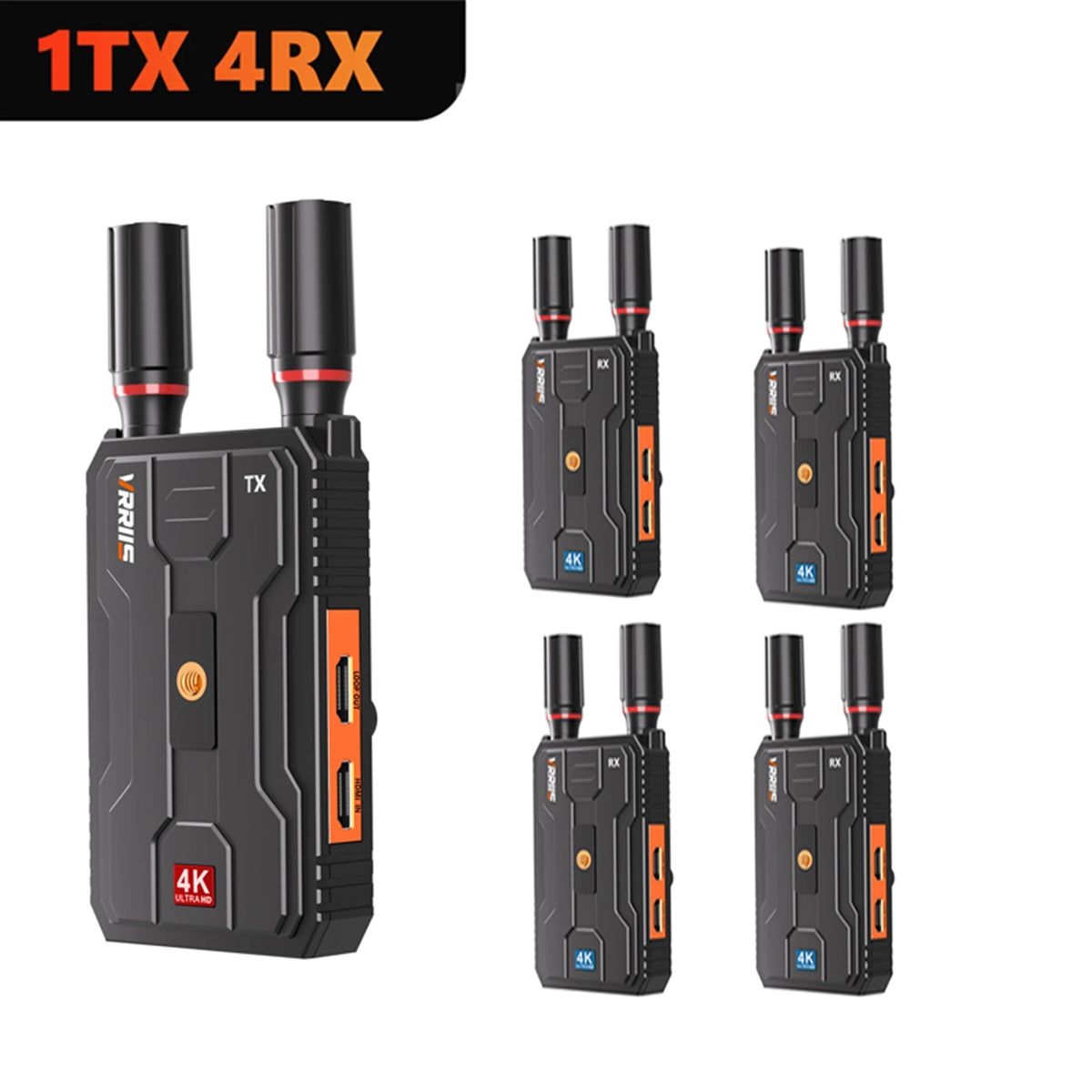 4K Wireless HDMI Transmitter and Receiver Extender Kit