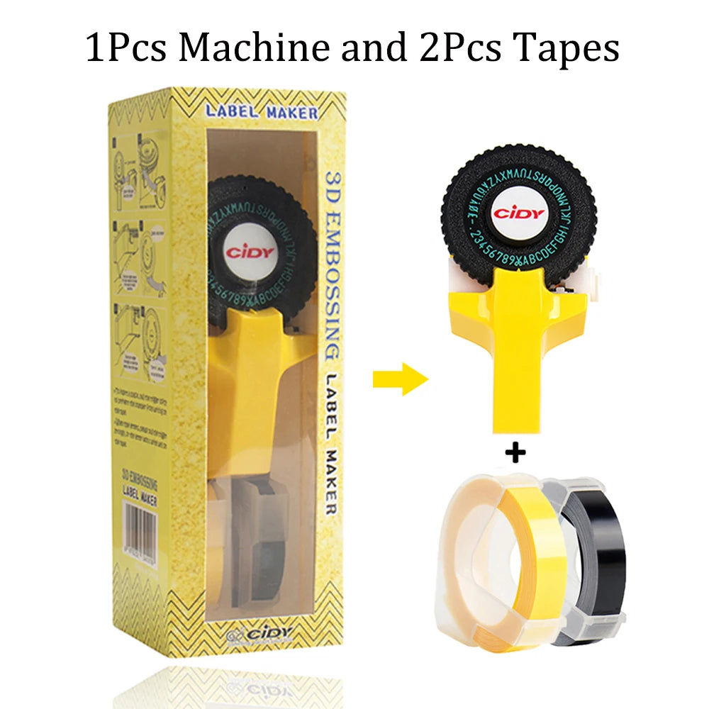 Manual Nine-Millimetre Embossing Label Maker