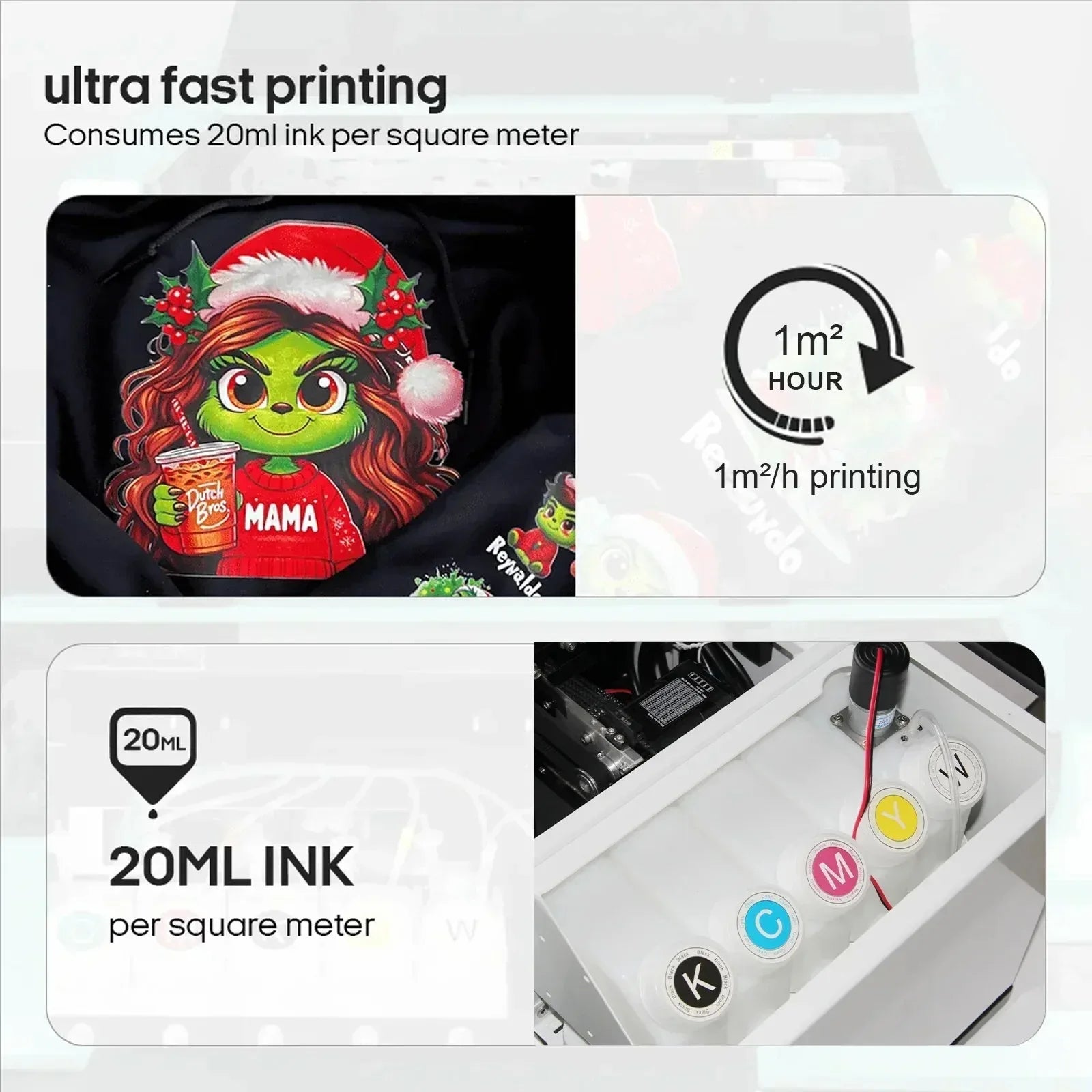 Sada tiskárny A3 DTF TX800 XP600 L1800 pro přenos vysoce kvalitní fólie