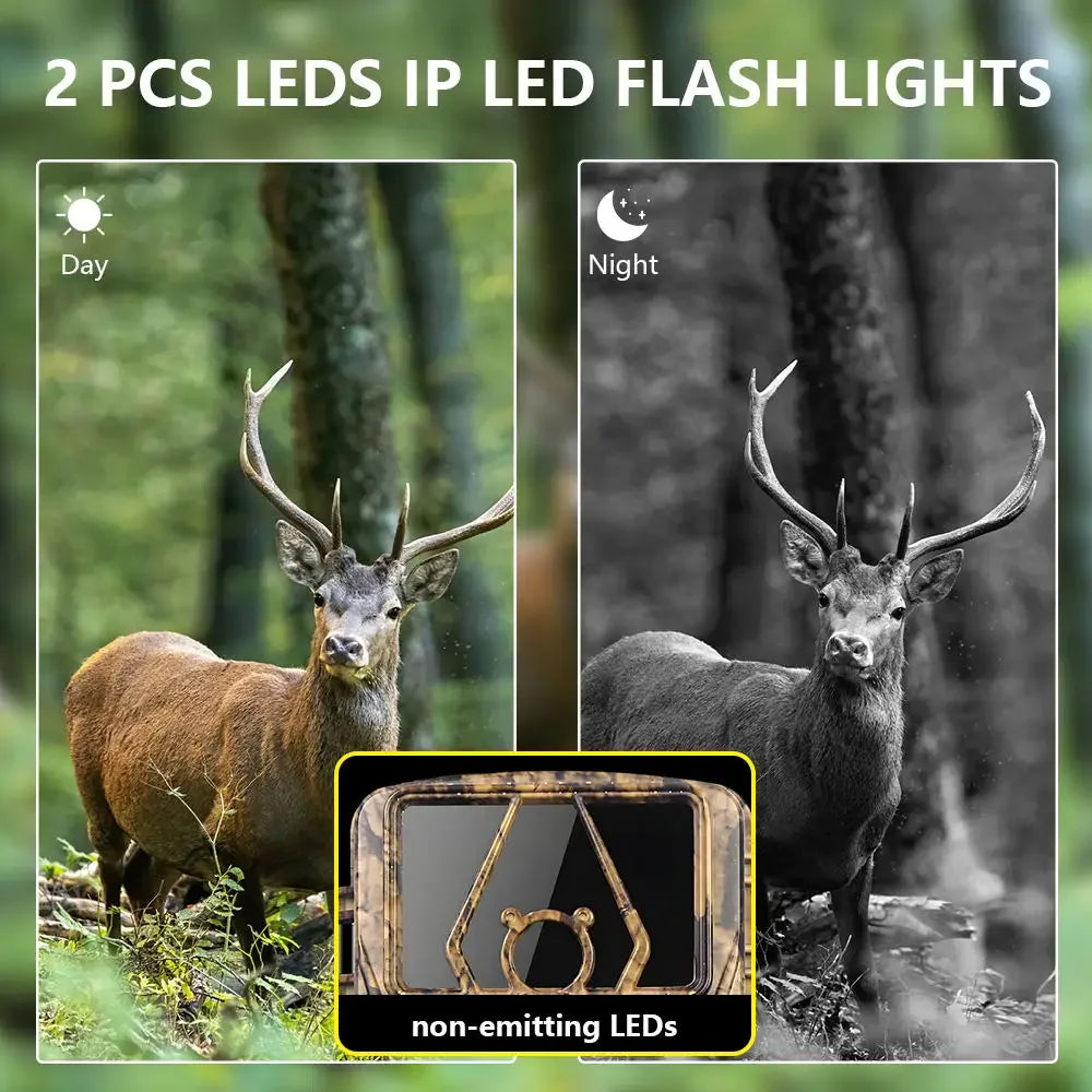 PR801W 8K WiFi Trail Camera with 60MP Night Vision
