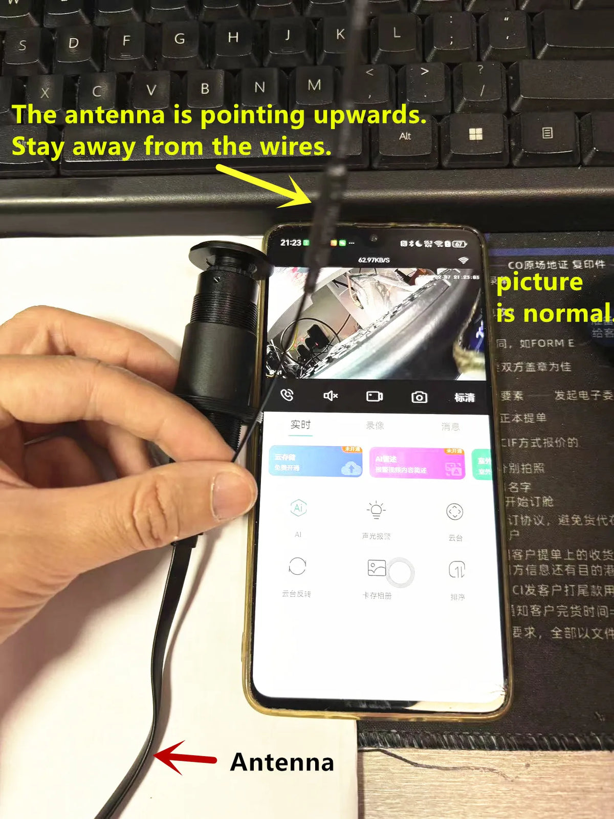 1080P PoE Indoor Peephole Door Camera