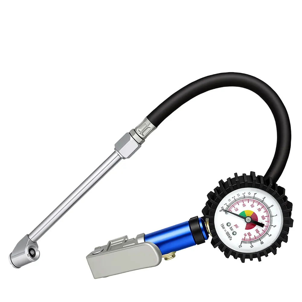 12 Bar Tyre Inflator with Self-Clamping Chuck