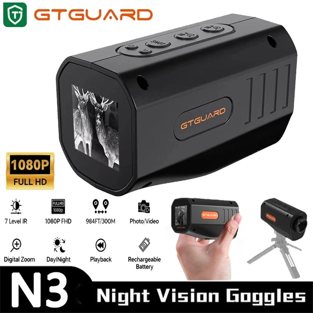 GTGUARD N3 1080P Night Vision Monocular with 5X Zoom
