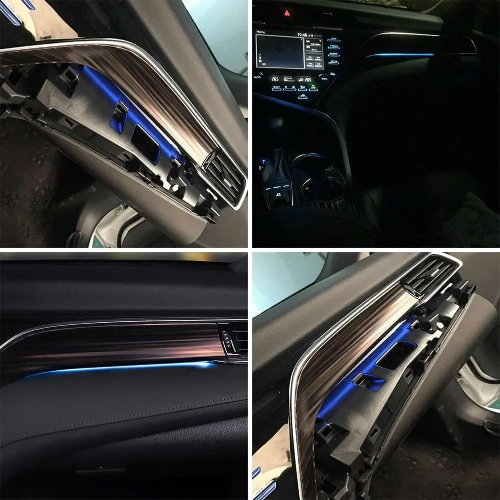 Car Interior LED Center Console Ambient Lights Decorative Lights Atmosphere Light Lamp for Toyota Camry 2018 2019 2020 2021