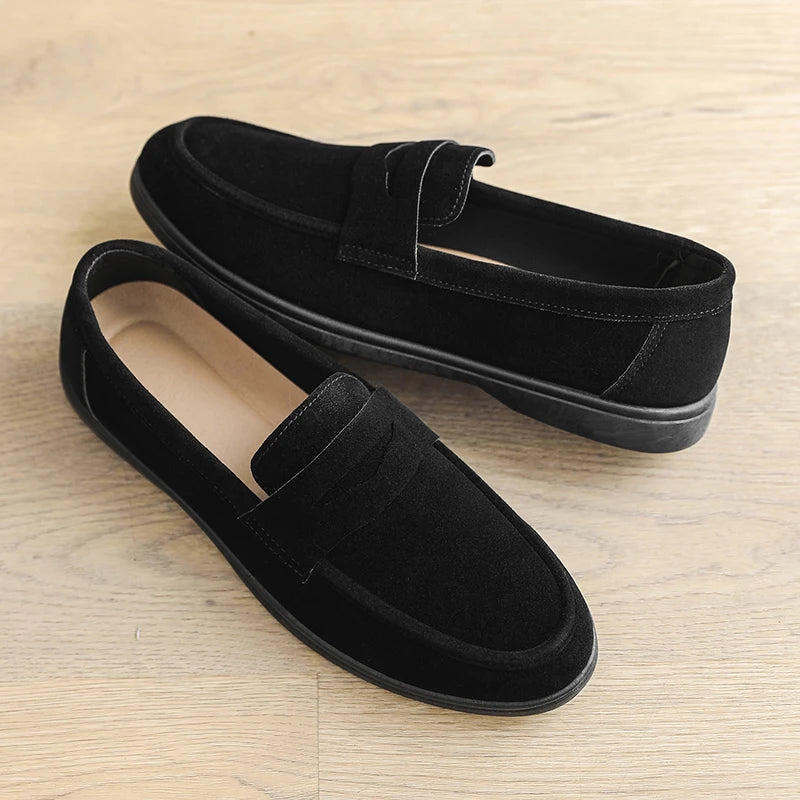 Men's Slip-On Loafers Lightweight Breathable Casual Walking Shoes