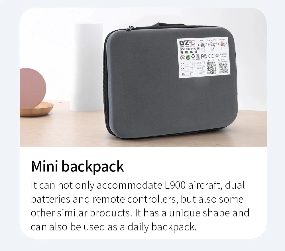 L900 Pro MAX GPS Drone 4K Professional HD Dual Camera 5G Wifi 360° Obstacle Avoidance Brushless Foldable Quadcopter RC Drone Toy 