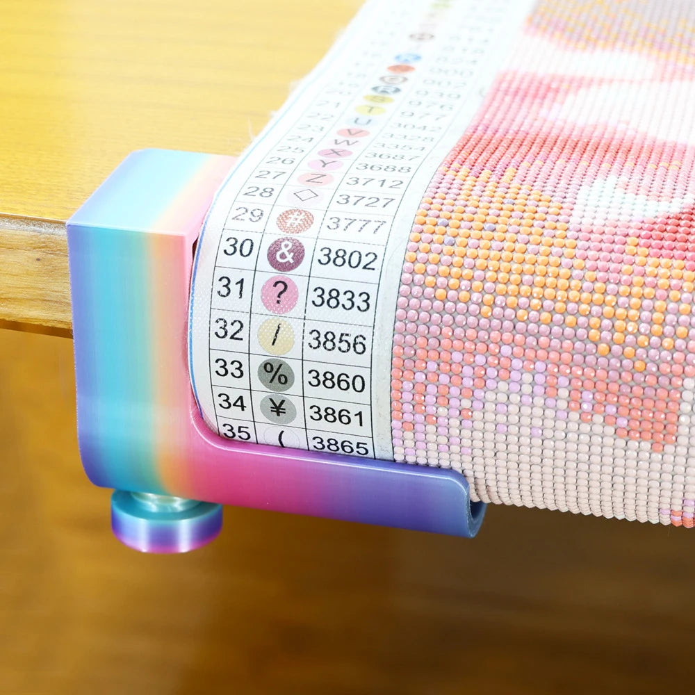 Diamond Painting Holder Diamond Painting Scroll Holder Diamond Painting Canvas Clamp, Suitable for 4cm Thick Table Boards