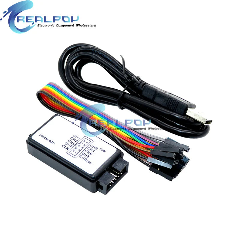 USB Logic Analyzer, Eight Channels, 24 MHz