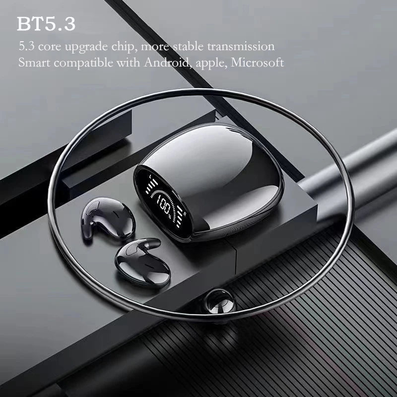 SK Ultra-tin Sleep Headphones 5.3 Wireless Bluetooth Headset Invisible Earbuds Hidden In Ear Button Sports Earphones Waterproof