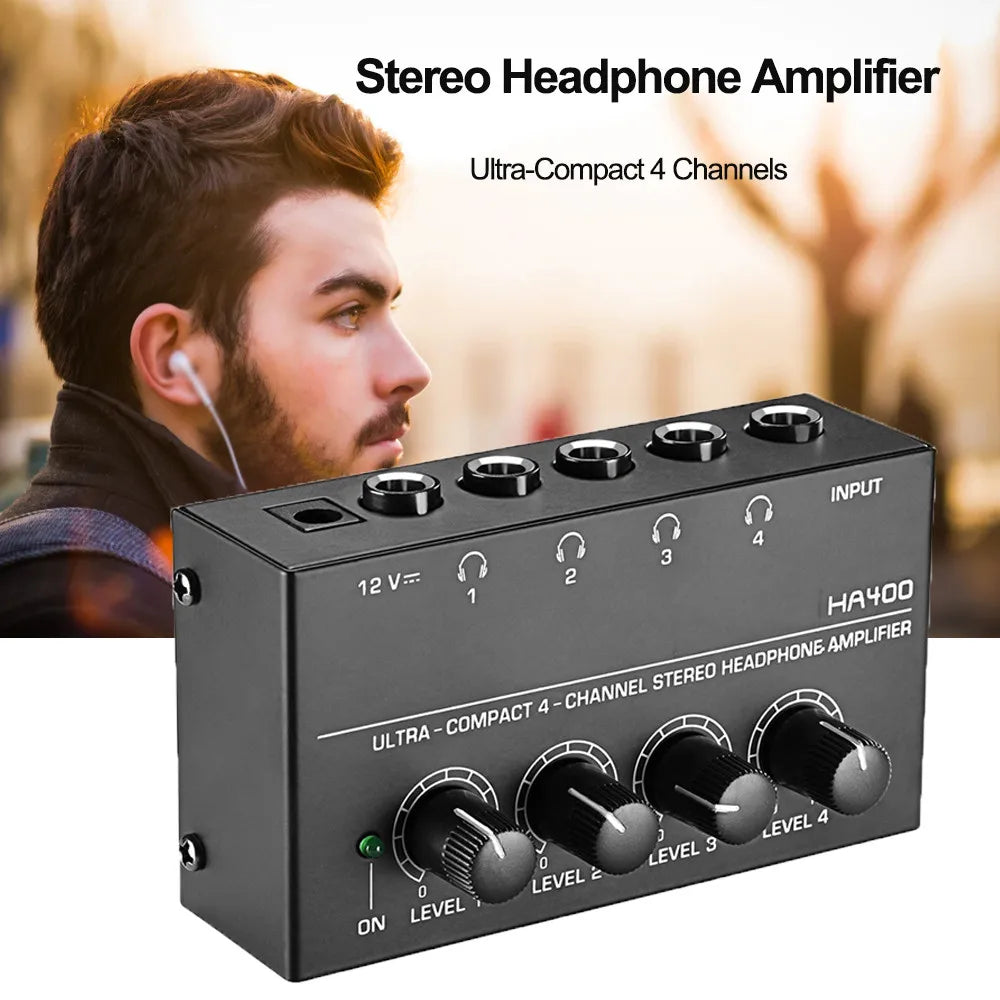 HA400 Headphone Amplifier - Amplifier or Adapter Set