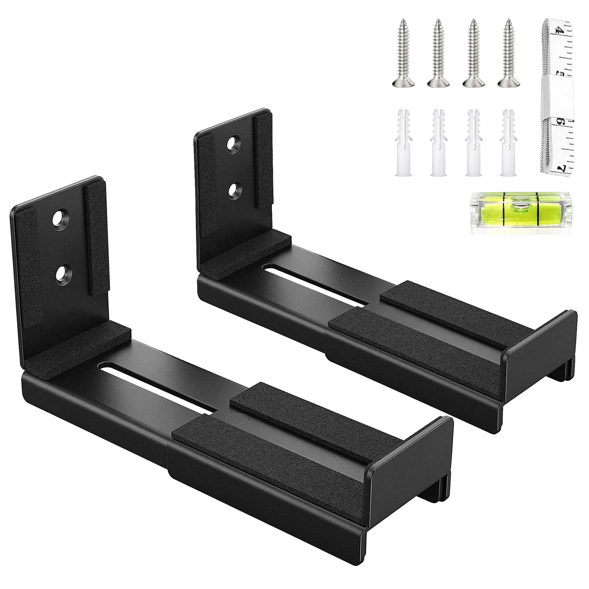 Adjustable Steel Soundbar Wall Brackets