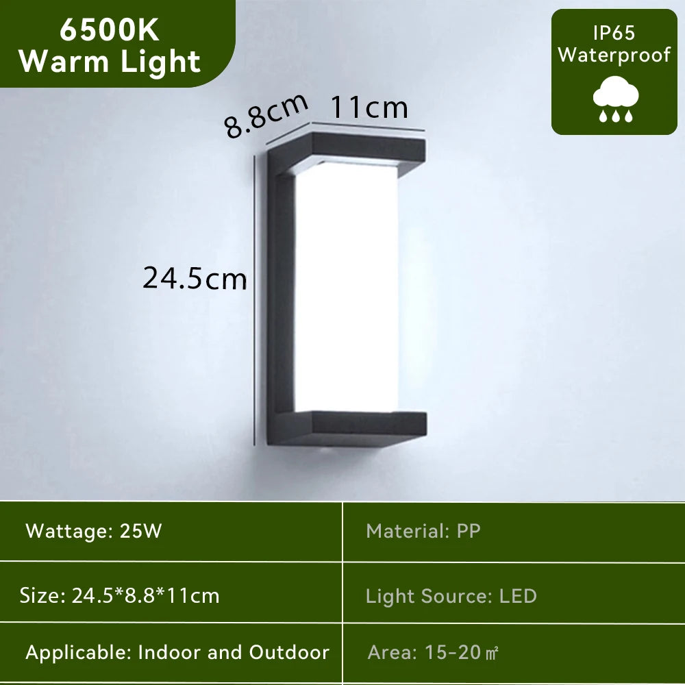 Lampa ścienna LED, różne warianty ciepłego i chłodnego białego światła