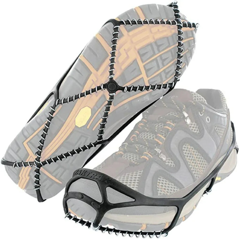 Crampons de marche hivernale avec chaînes en acier