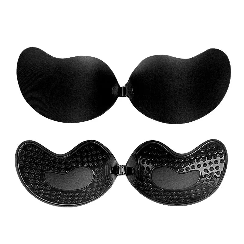 Women Sexy Invisible Strapless Adhesive Stick Bra Strapless Push Up Bras Backless Lingerie Seamless Silicone Bralette Underwear 