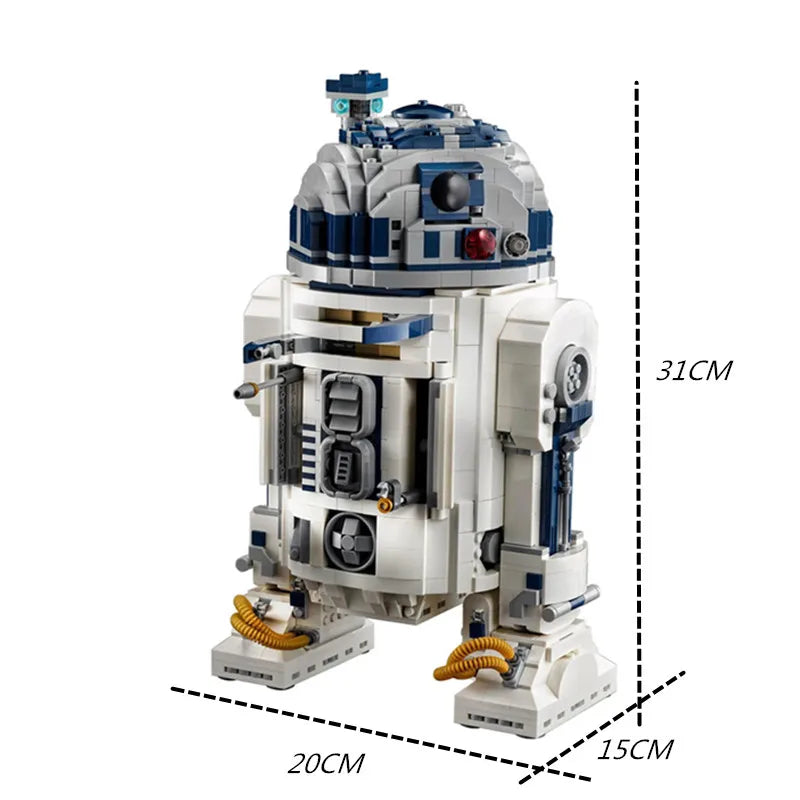 2314Pcs Space Robot Building Blocks Bricks R2 Robot R2D2 Figures Model Children's Toy Kid Boy Birthday Christmas Gifts 