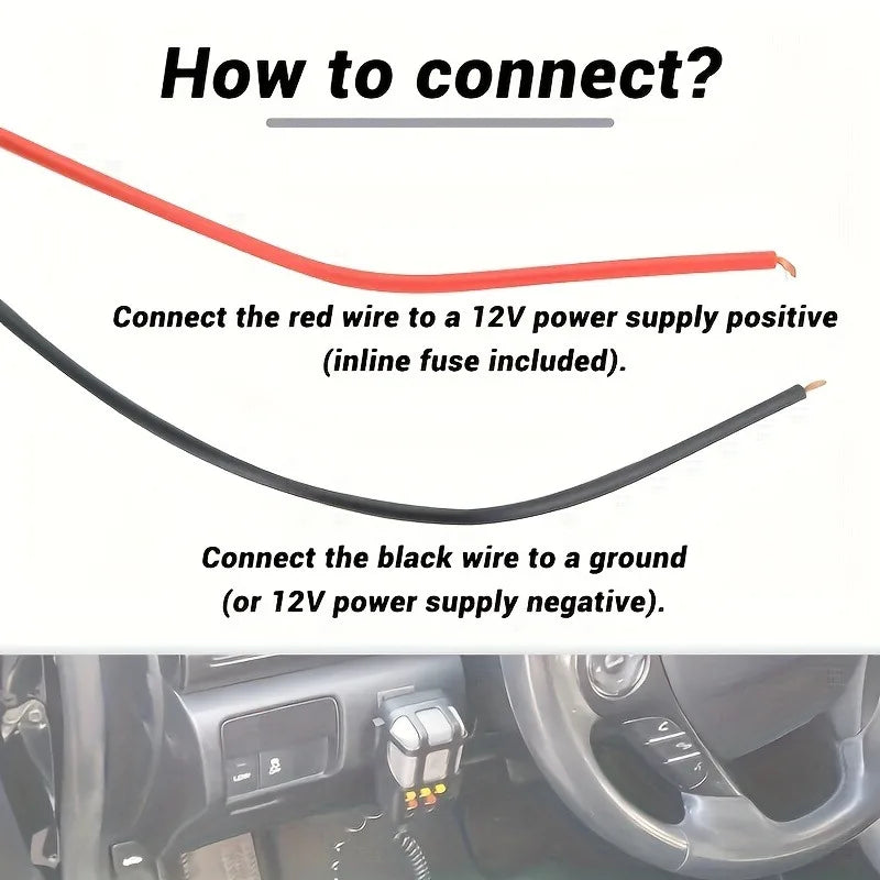 12V Car Alarm with Microphone