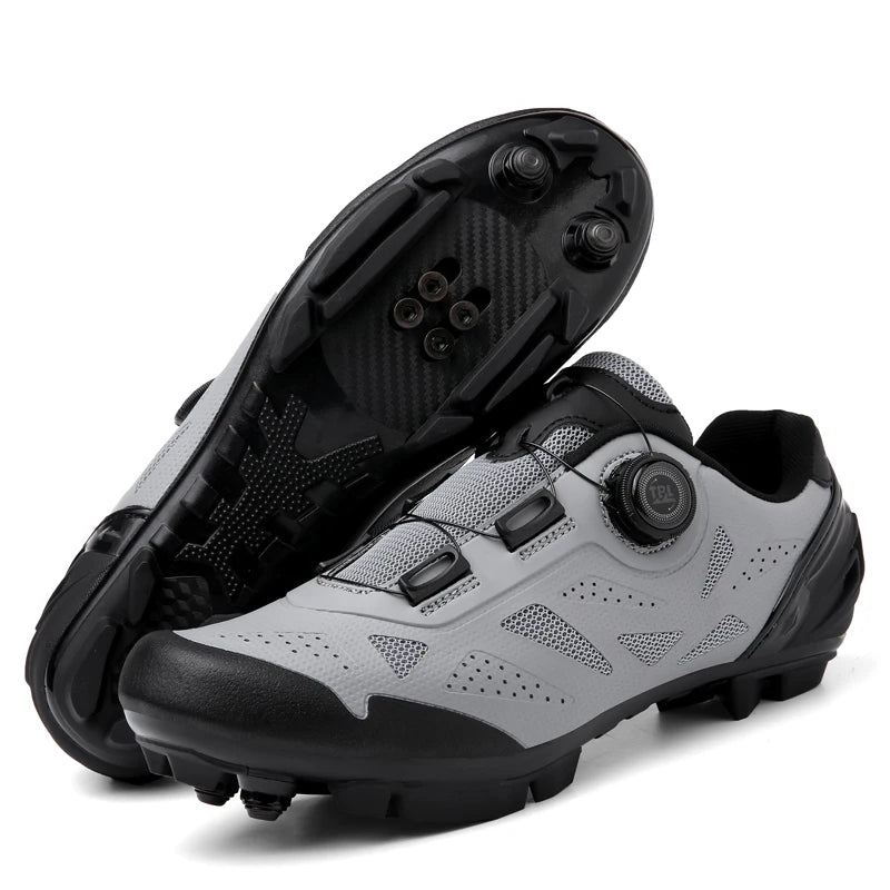 Chaussures de VTT respirantes à lacets pour cyclisme