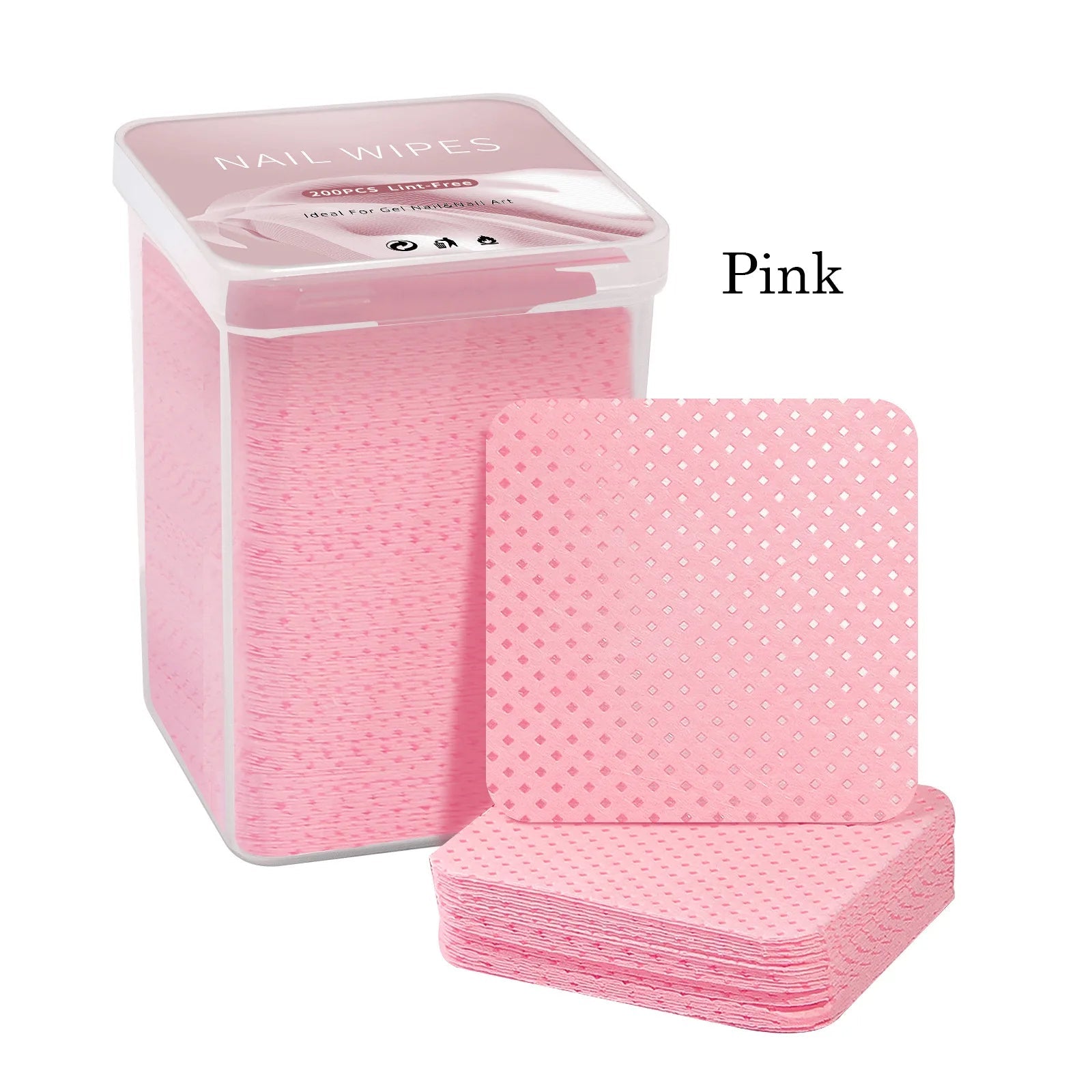 Lint-Free Nail Polish Remover Cotton Wipes UV Gel Tips Remover Cleaner Paper Pad Nails Polish Art Cleaning Manicure Tools 