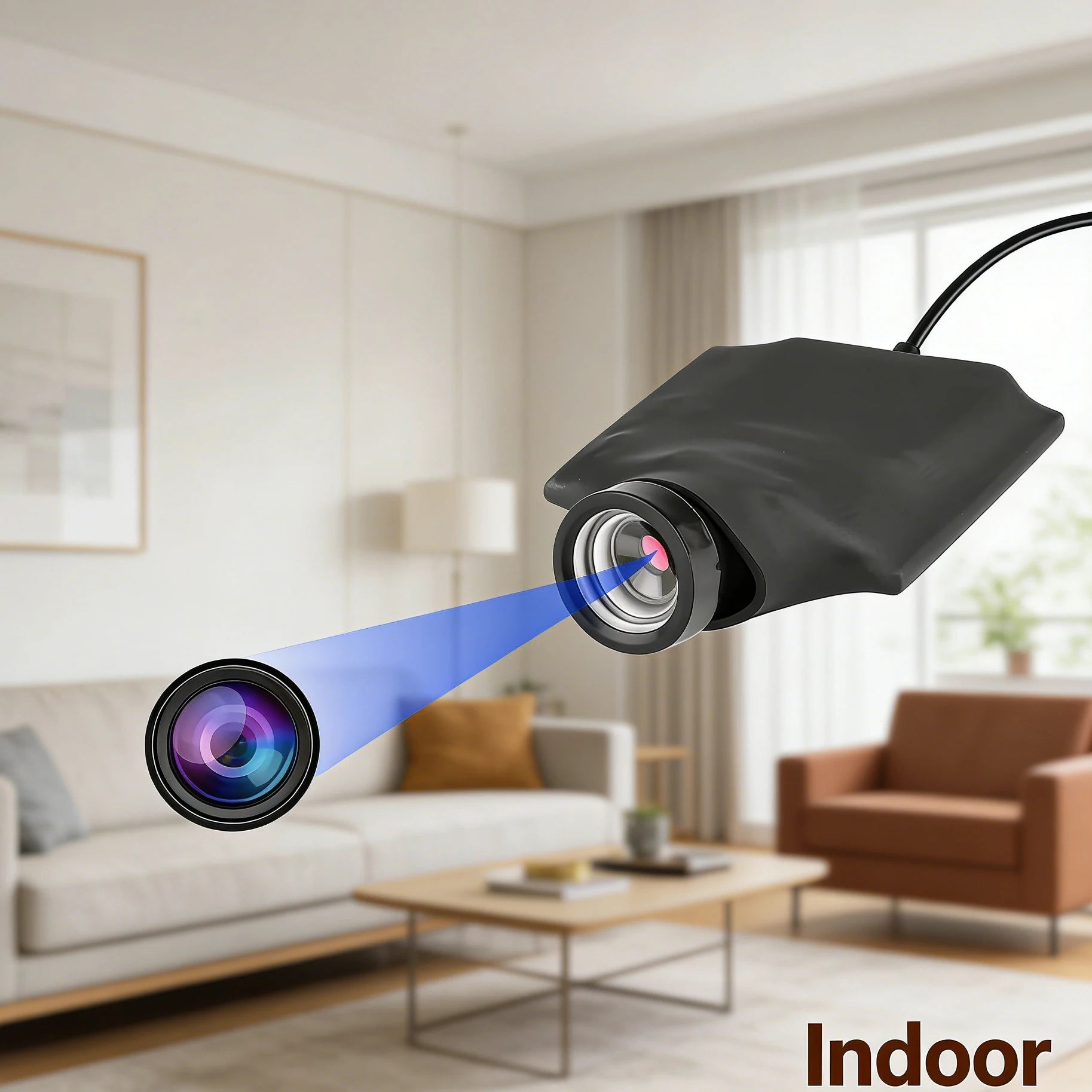 Mini WiFi biztonsági kamera 1080P HD mozgásérzékeléssel és távoli megtekintéssel