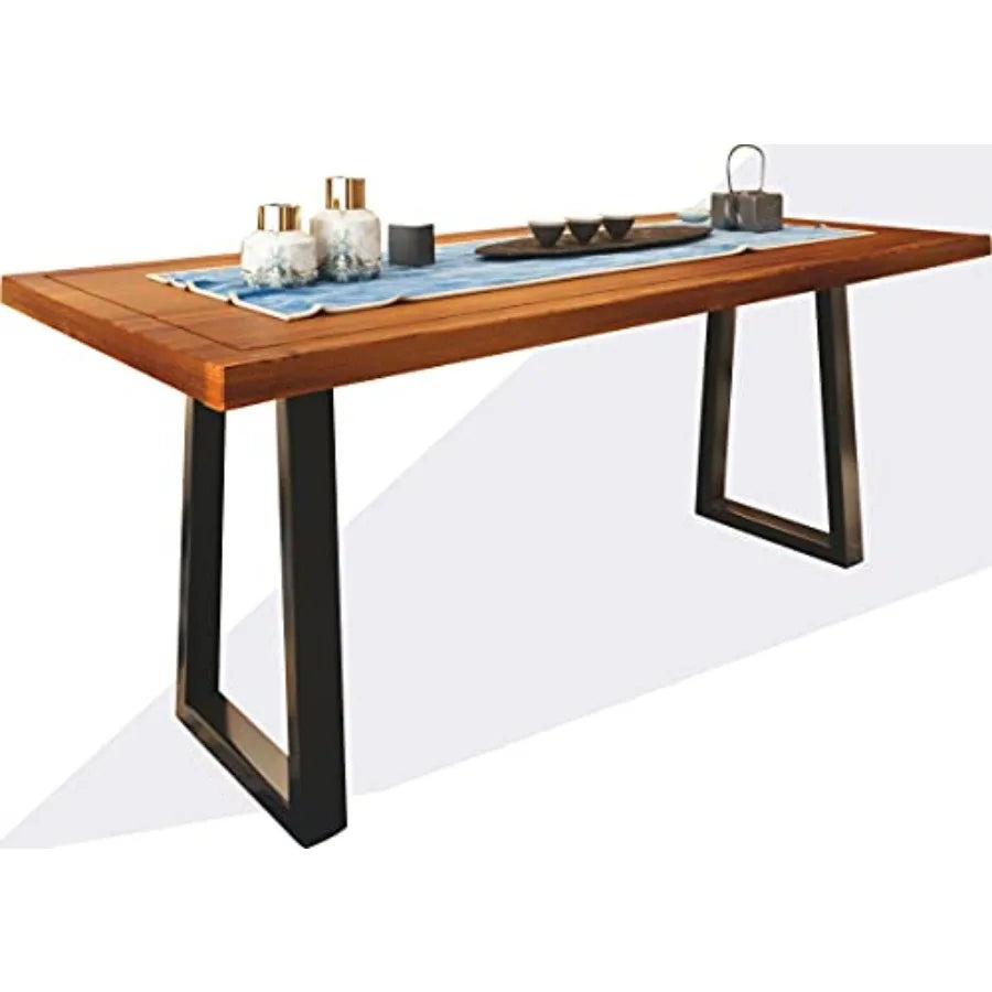 Kotni kovinski nogi za mizo, 28" x 17,7", komplet okvirja