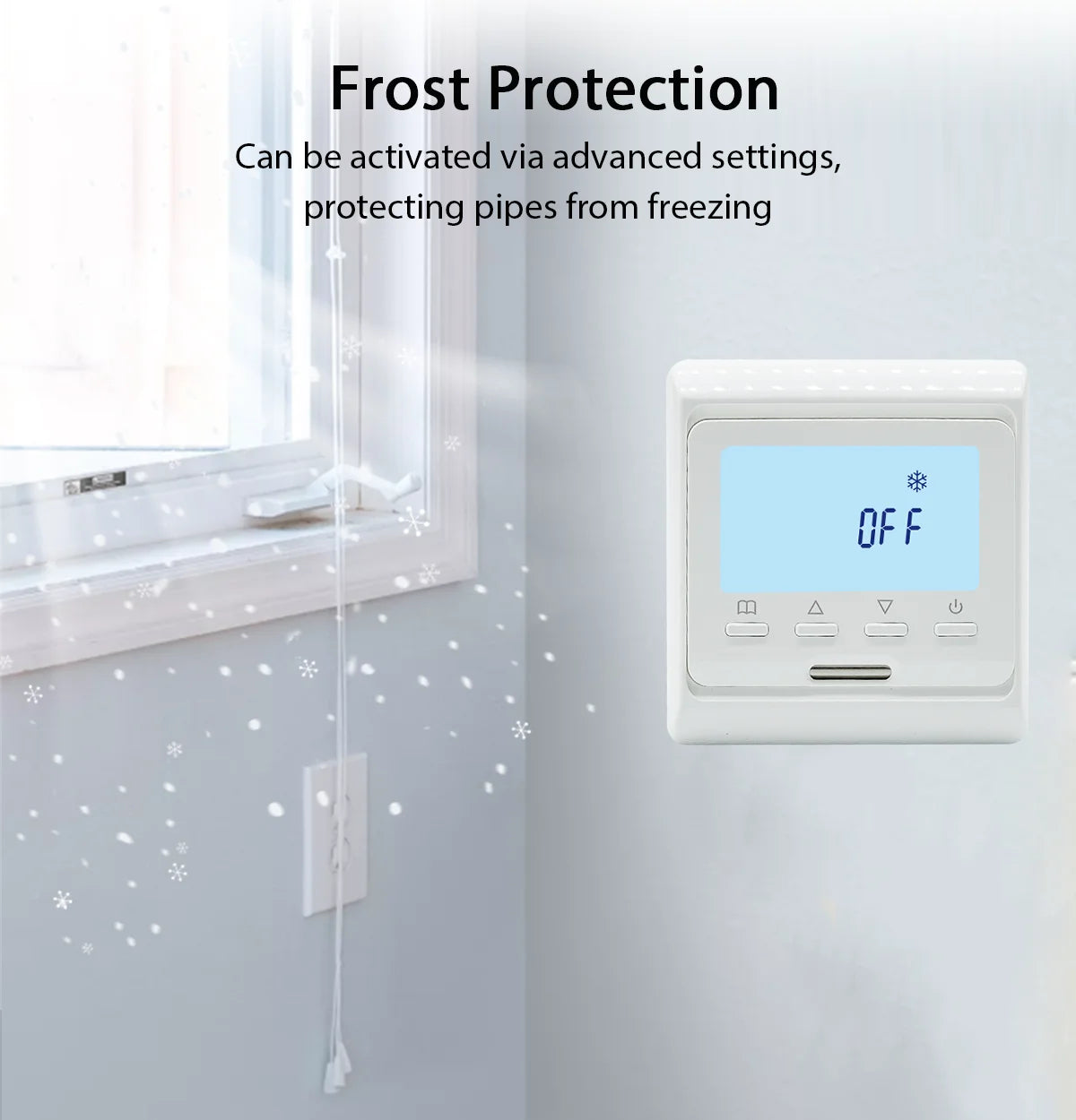 Heating Thermostat - Wi-Fi and Standard Options