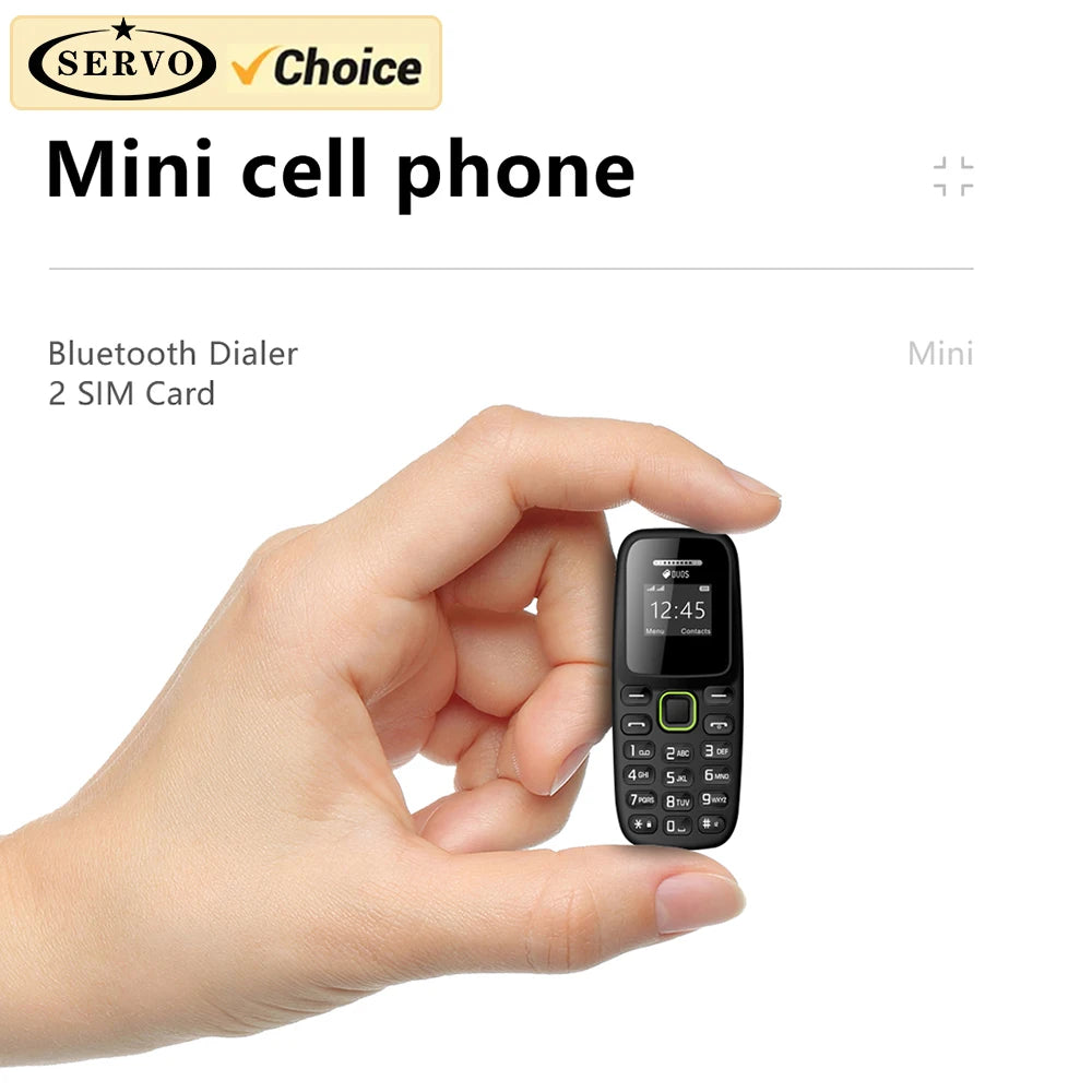 BM310 Small Mobile Phones Unlocked Bluetooth Earphone Telephone Low Radiation Automatic Call Recording Dual SIM Small Cell Phone 