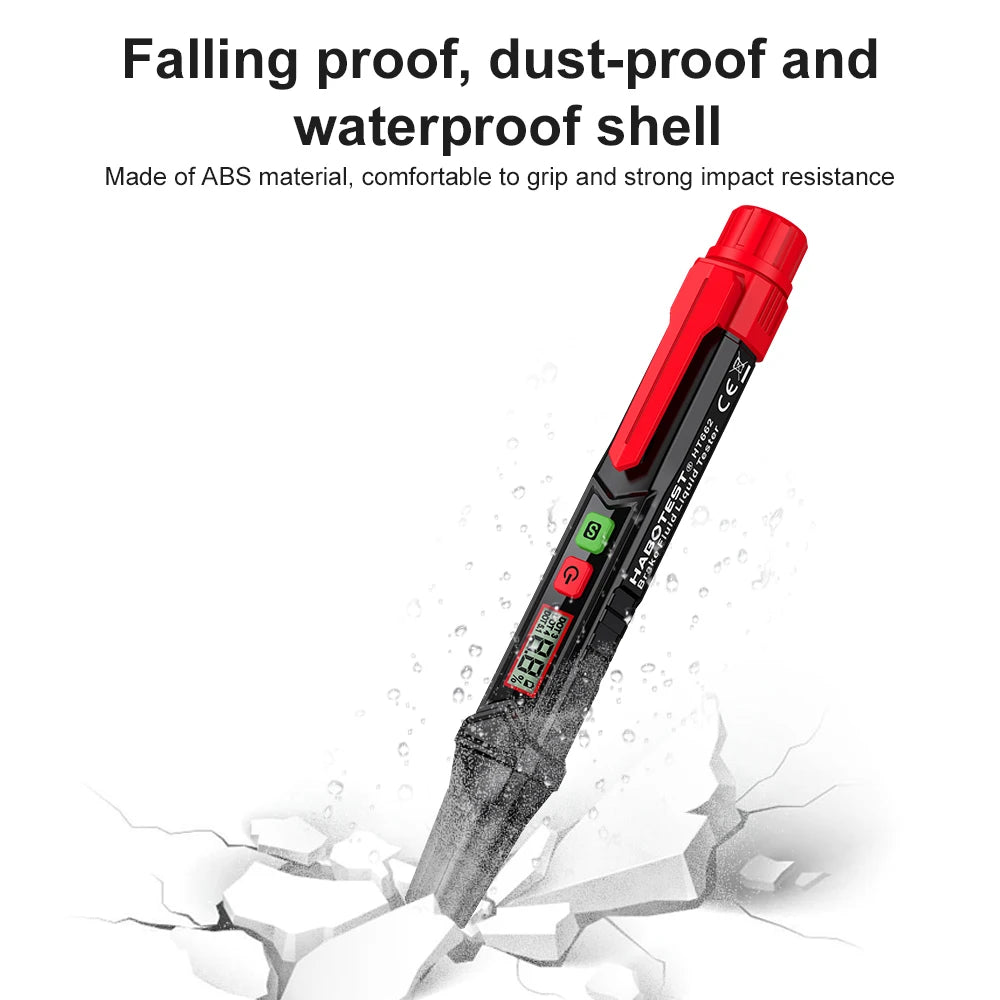 3-Colors Backlight Portable Digital Brake Fluid Tester Accurate Auto Car Brake Oil Tester Sound Light Alarm DOT3 DOT4 DOT5.1