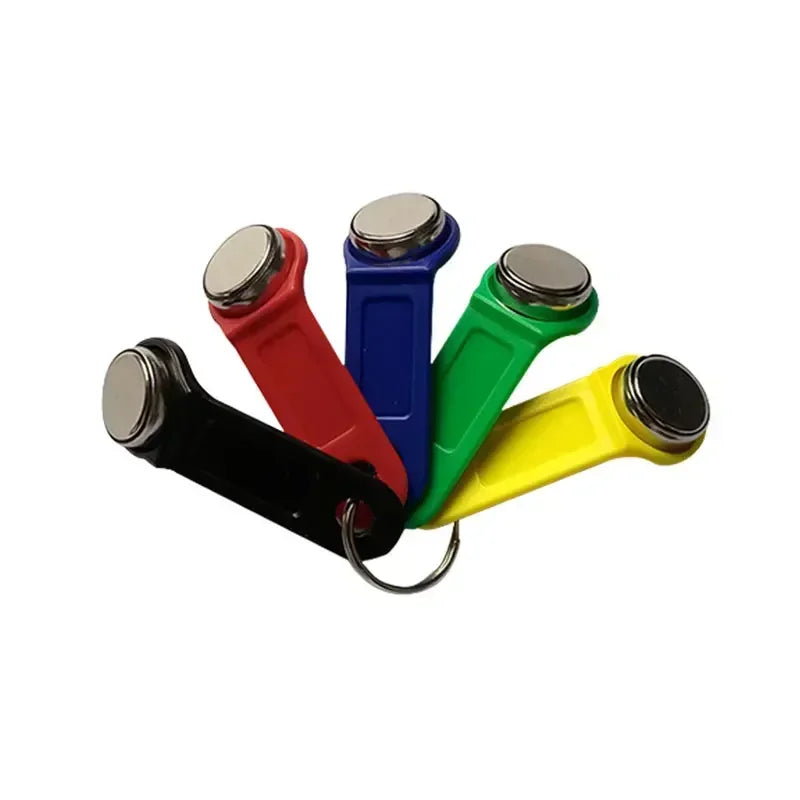DS1990A-Compatible Touch Memory Key Fobs - Five Pack