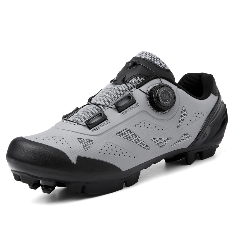 Chaussures de VTT respirantes à lacets pour cyclisme