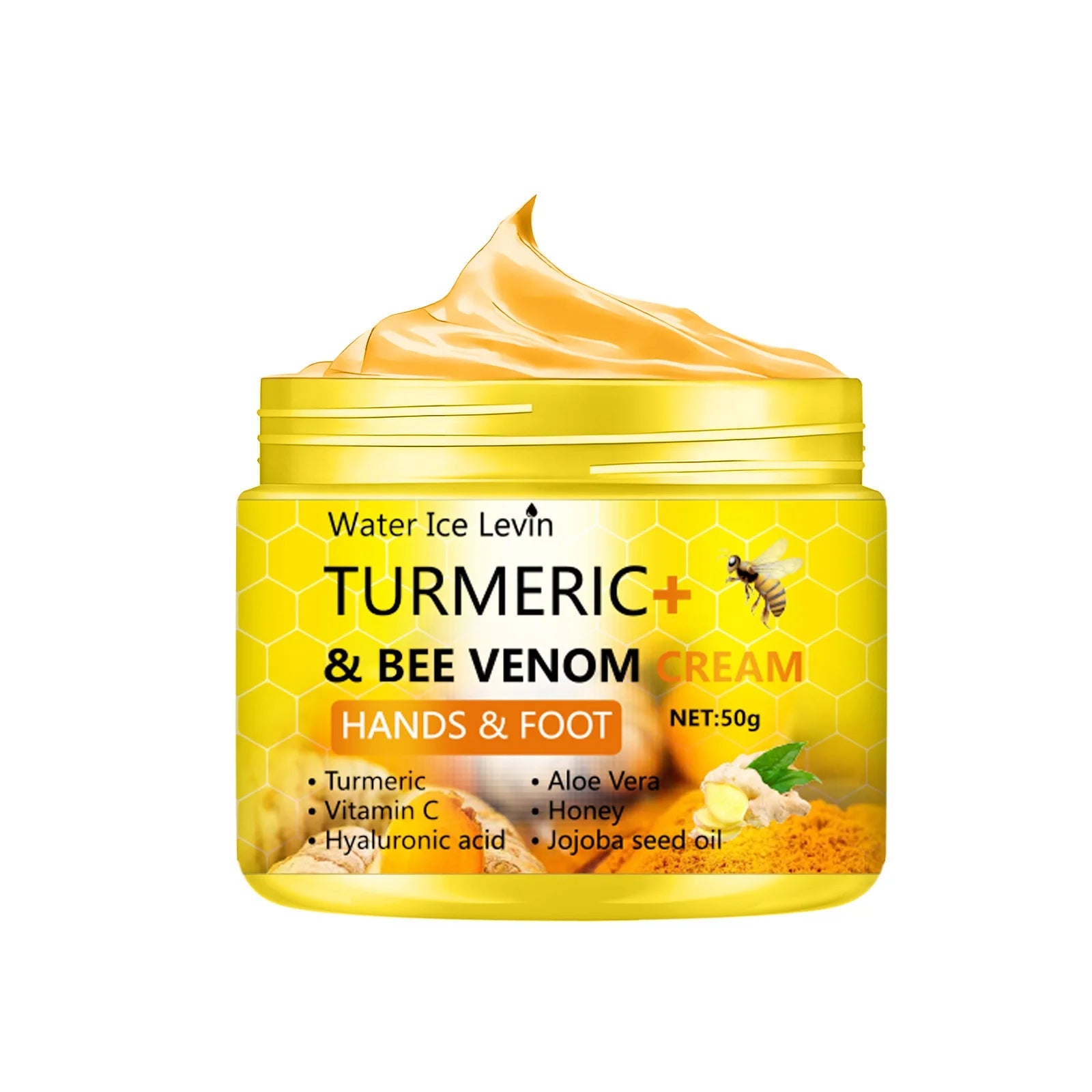 Turmeric Bee Venom Anti-Drying Crack Foot Cream Hand Cracked Repair Skin Removal Care Cream Dead Feet Hand Skin 