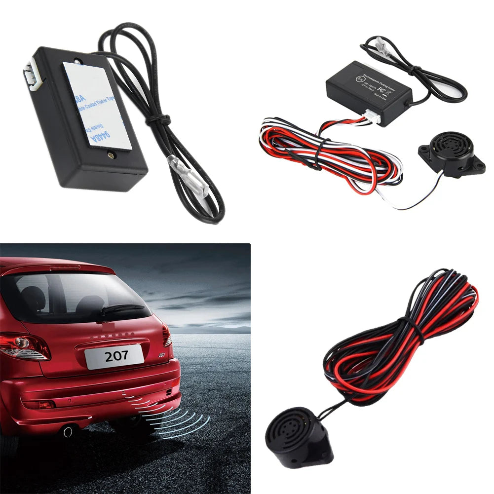 Electromagnetic Car Parking Sensor Kit with Buzzer Alarm