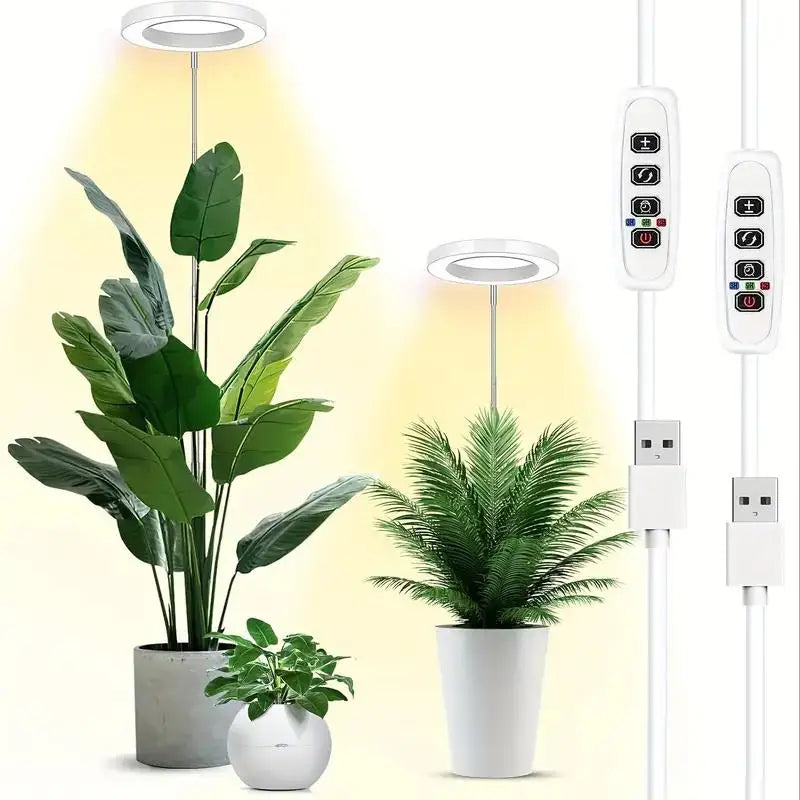 Grow Lights for Indoor Plants - LED Full Spectrum Plant Light for Indoor Plants, Ideal for Small Plants - Perfect Gift & Gardene