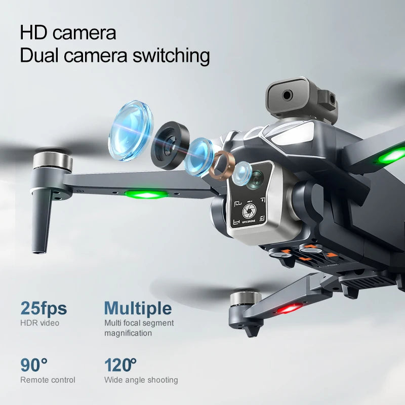Skládací kamerový dron K18 MAX s ovladačem obrazovky