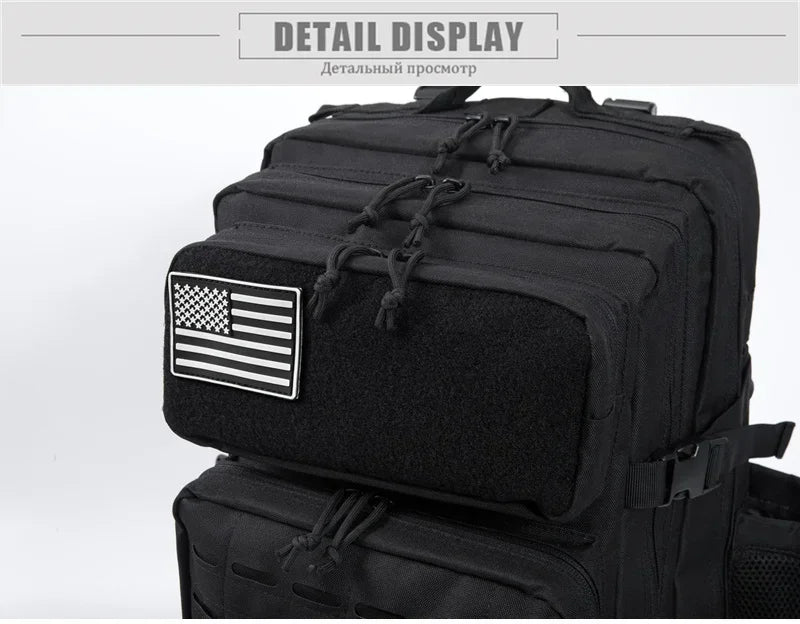 25L/45L Tactical Backpack with Water Bottle Holder