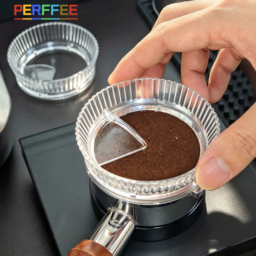 Clear Magnetic Coffee Dosing Ring and Distributor