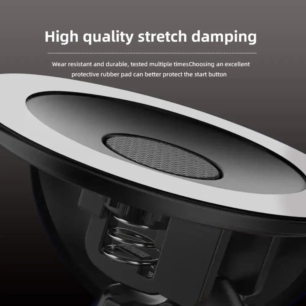 Aluminium Push-Start Button Trim for Car Interiors
