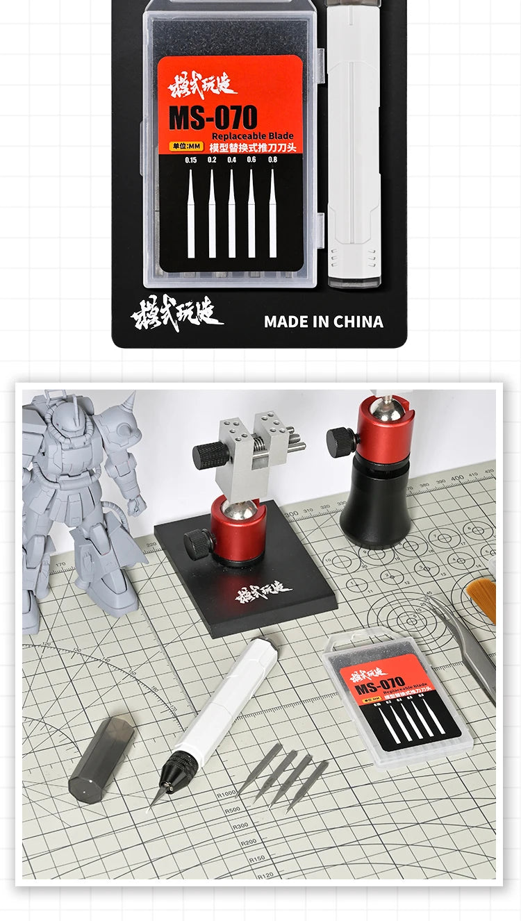 MS070 Model Scribing Knife with Five Replacement Blades