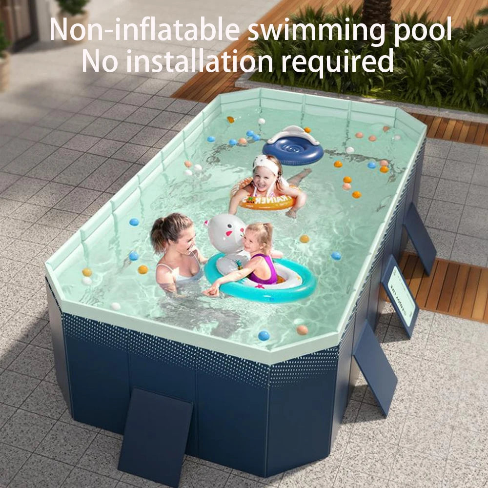 Foldable Outdoor Pool for Family Summer Water Fun