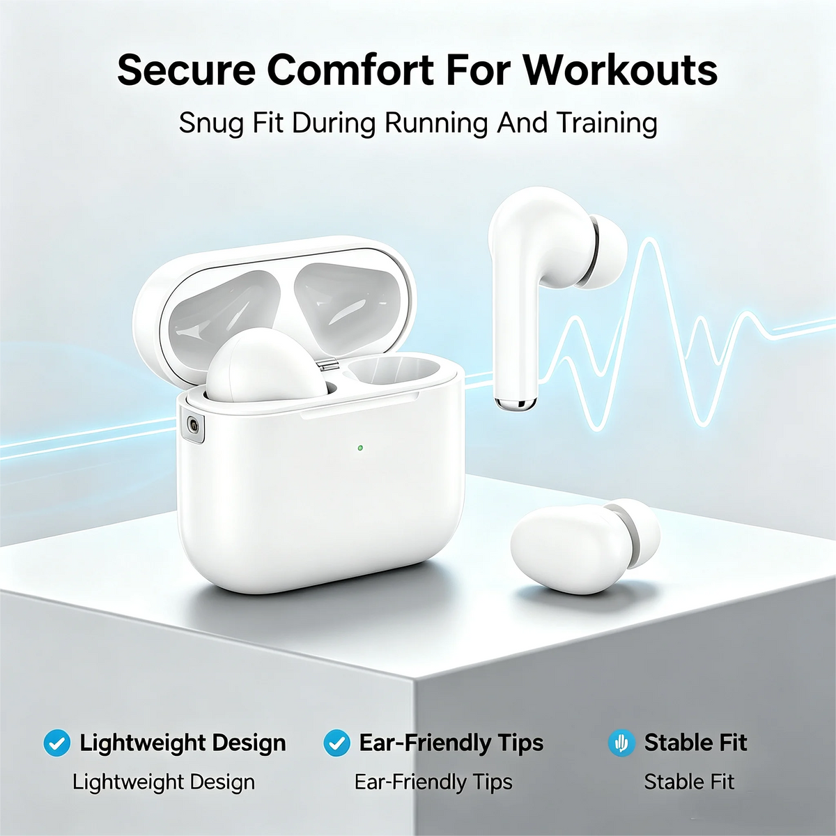 Wireless Bluetooth TWS Earbuds with Noise Cancelling